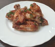 Крылышки куриные жареные