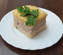Запеканка картофельная с курицей