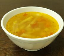 Юшка картофельная с кабачками
