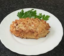 Зраза из красной рыбы со шпинатом