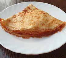 Омлет натуральный на сковороде