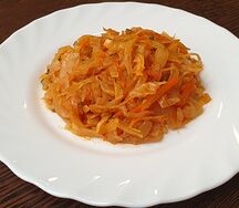 Капуста тушеная
