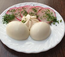 Яйцо с редисом