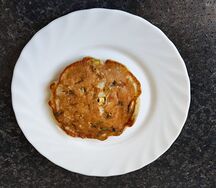 Оладья постная из кабачков