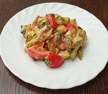 Салат из кабачков и помидоров