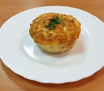 Омлет с сыром запеченный