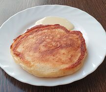 Оладья со сгущенным молоком