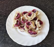 Вареники постные с вишней