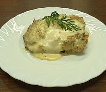 Печень, жаренная в соусе