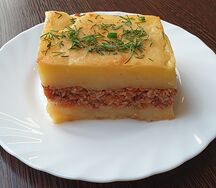 Запеканка картофельная с мясом