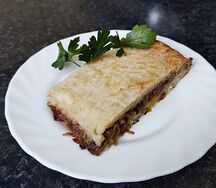 Запеканка капустная с грибами