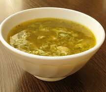 Суп Рыбный со шпинатом и яйцом