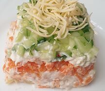 Салат Золотая рыбка