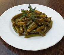 Фасоль с кунжутом по-корейски