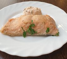 Рыба, жаренная с соусом тартар