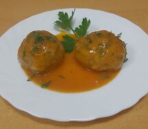 Ёжики с украинским соусом