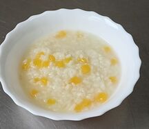 Каша рисовая с тыквой постная