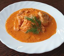 Курица в кремовом соусе