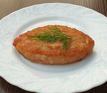 Котлета куриная с крабовым мясом