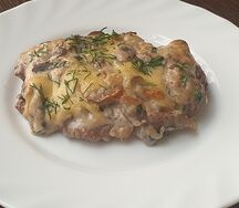 Медальон из говяжьей вырезки с жюльеном