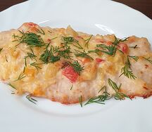 Индейка, запеченная с болгарским перцем