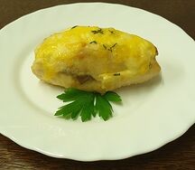 Рулет из куриной грудки