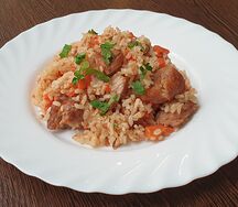 Плов из свинины
