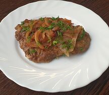 Печень, жаренная с луком