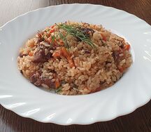 Плов из говядины