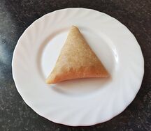 Блин постный со сливой