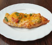 Куриная грудка с кабачками