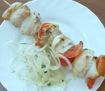 Шашлык из куриной грудки