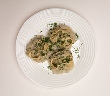 Манты с рубленой говядиной