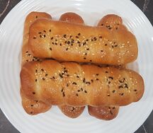 Сосиска в тесте печёная