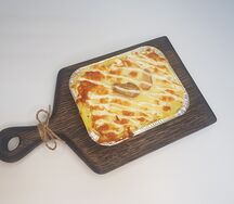 Запеканка с курицей и грибами