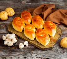 Пирожки с картофелем и грибами