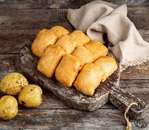Ржаные пирожки картофель с окороком