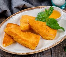Сыр Сулугуни жареный