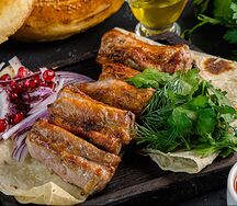 Шашлык из свиных ребер