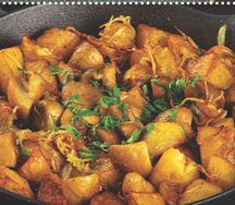 Грибы жаренные с картофелем