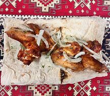 Шашлык из куриных крыльев