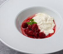 Страчателла с клубникой