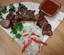 Шашлык из бараньей мякоти