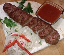 Люля-кебаб из говядины халяль