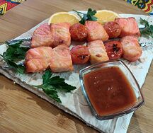 Шашлык из сёмги