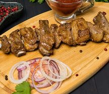 Шашлык из бараньих ребрышек