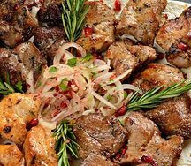Ассорти шашлыков из свинины