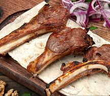 Шашлык из бараньей корейки 