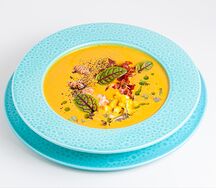 Португальский суп с раковыми шейками 