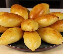 Пирожки с яблоком и корицей печёные